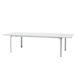 Alloro Table de jardin extensible en polypropylène et aluminium
