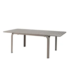 Alloro Table de jardin extensible en polypropylène et aluminium