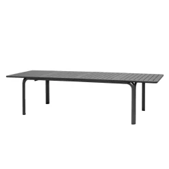Alloro Table de jardin extensible en polypropylène et aluminium