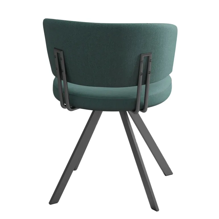 Allure Chaise moderne en tissu pivotante