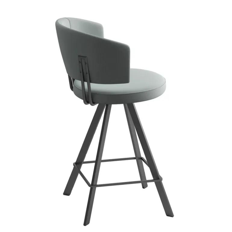 Allure Tabouret snack design pivotant en tissu