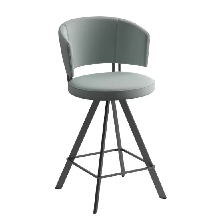 Allure Tabouret snack design pivotant en tissu