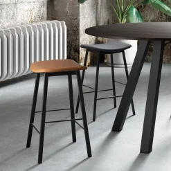 Ami Tabouret snack en tissu sans dossier fabriqué en Belgique