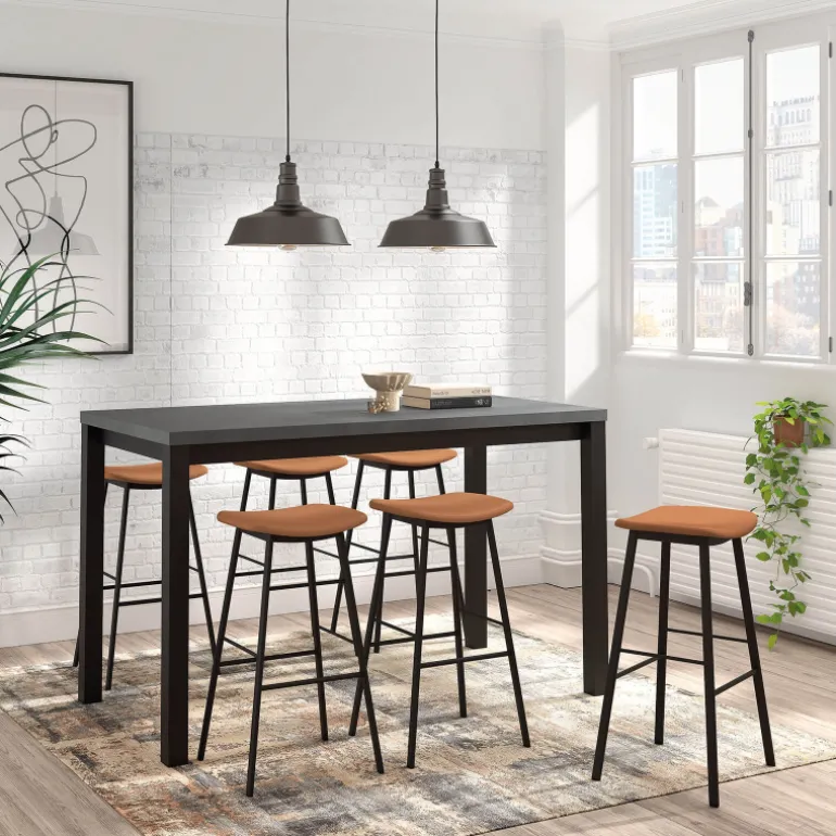 Ami Tabouret snack sans dossier simili fabrication belge