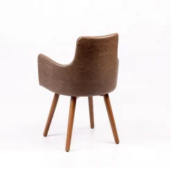 Anders Fauteuil rembourré avec pieds bois