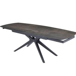 AngèleTable moderne extensible en céramique pieds métal