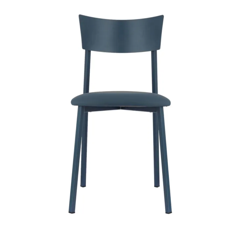 Anémone Carrier ® Chaise de cuisine contemporaine en métal fabriquée en France