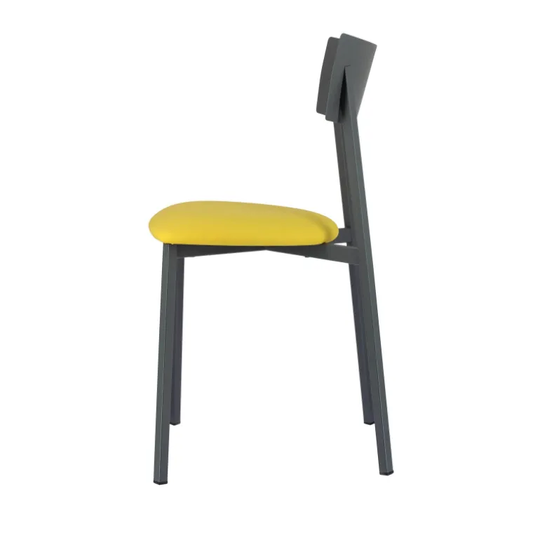 Anémone Carrier ® Chaise de cuisine contemporaine en métal fabriquée en France