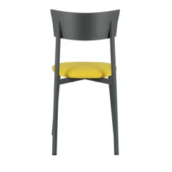 Anémone Carrier ® Chaise de cuisine contemporaine en métal fabriquée en France