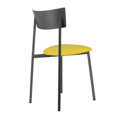 Anémone Carrier ® Chaise de cuisine contemporaine en métal fabriquée en France