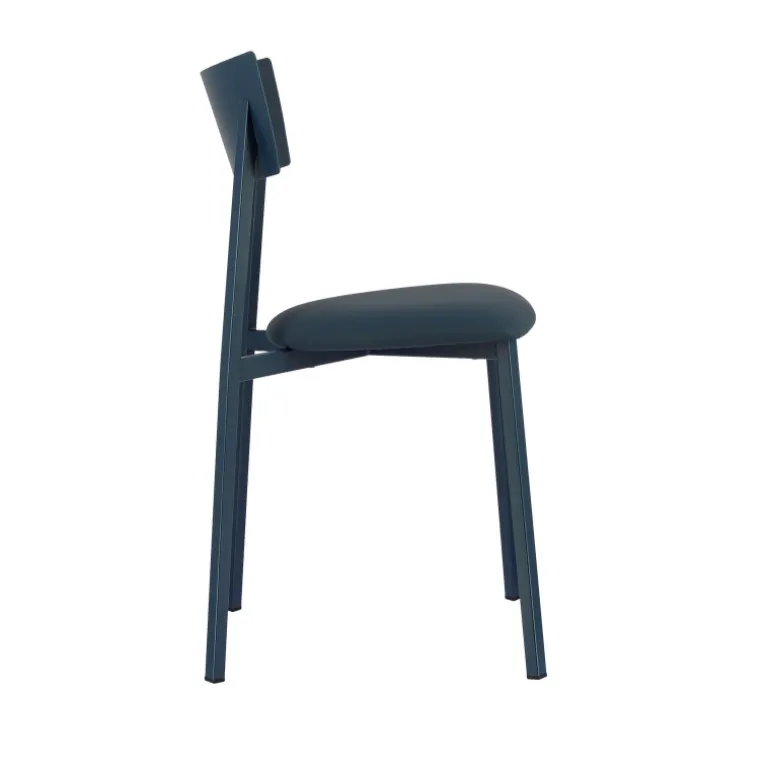 Anémone Carrier ® Chaise de cuisine contemporaine en métal fabriquée en France