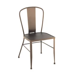 Antic Chaise vintage en métal