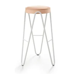 Apelle Jump Midj® Tabouret snack design sans dossier pieds géométriques