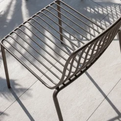 Ariel Chaise de jardin design empilable en métal