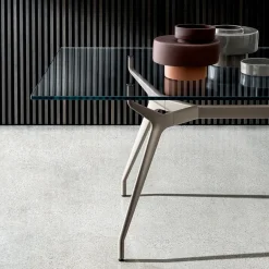 Arkos Sovet® Table design italien rectangulaire en verre