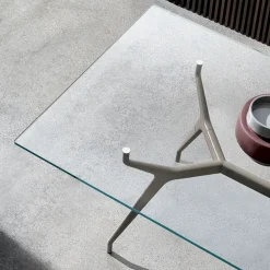 Arkos Sovet® Table design italien rectangulaire en verre