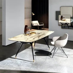 Arkos Sovet® Table design rectangulaire en céramique fabriquée en Italie