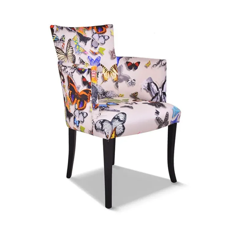 Armand Fauteuil Art déco en tissu fabriqué en France