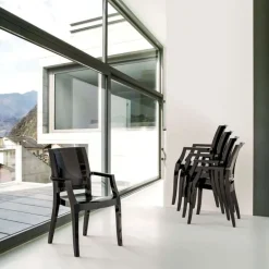 Arthur Fauteuil moderne en polycarbonate