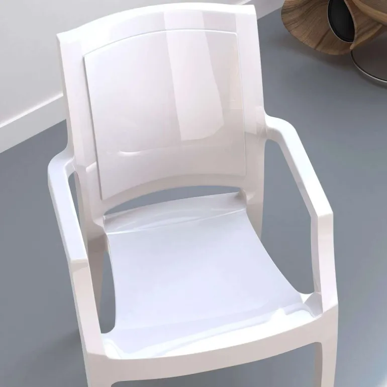 Arthur Fauteuil moderne en polycarbonate