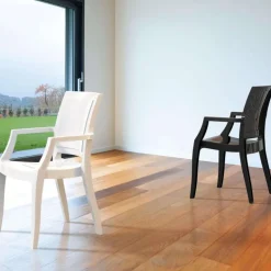 Arthur Fauteuil moderne en polycarbonate