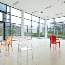 Arthur Fauteuil moderne en polycarbonate