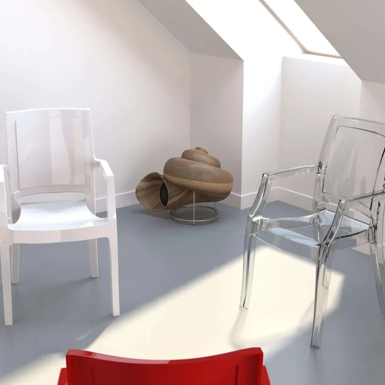 Arthur Fauteuil moderne en polycarbonate