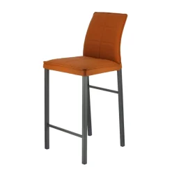 Atlanta Tabouret snack italien en synthétique avec pieds en métal