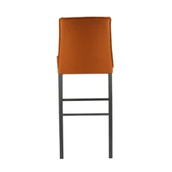 Atlanta Tabouret snack italien en synthétique avec pieds en métal