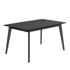 Atlas Table scandinave en céramique avec pieds bois