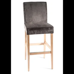 BarCarpe Tabouret de bar en tissu et bois