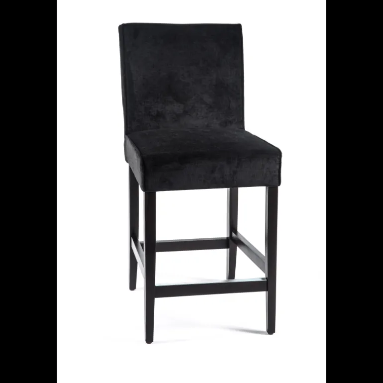 BarCarpe Tabouret snack en tissu et bois