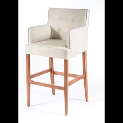 BarDiem 2 Tabouret de bar en synthétique et bois