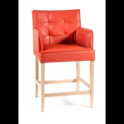 BarDiem 2 Tabouret snack matelassé avec accoudoirs