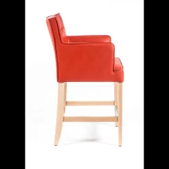 BarDiem 2 Tabouret snack matelassé avec accoudoirs