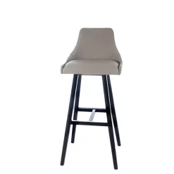 BarLars Tabouret de bar moderne avec pieds en bois