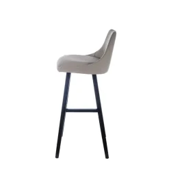 BarLars Tabouret de bar moderne avec pieds en bois