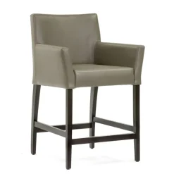 BarMatiz Tabouret snack avec dossier et accoudoirs en synthétique