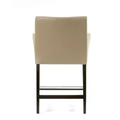 BarMatiz Tabouret snack avec accoudoirs et dossier matelassé