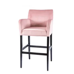 BarMoritzTabouret de bar en tissu avec accoudoirs