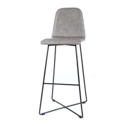 BarPandora diamant Tabouret de bar design scandinave avec pieds filaires noirs