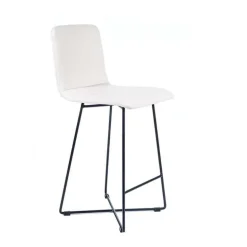 BarPlaza diamant Tabouret snack style scandinave avec pieds design en métal