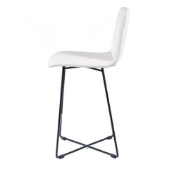 BarPlaza diamant Tabouret snack style scandinave avec pieds design en métal