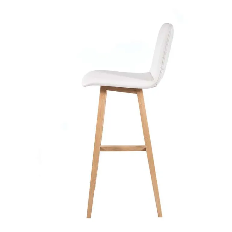 BarPlaza diamant Tabouret de bar scandinave avec pieds en bois
