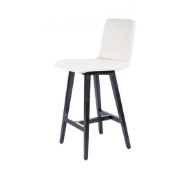 BarPlaza diamant Tabouret snack style scandinave avec pieds en bois