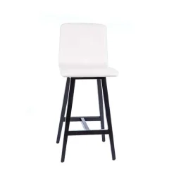 BarPlaza diamant Tabouret snack style scandinave avec pieds en bois