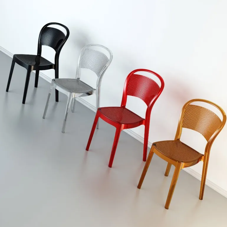 Bee Chaise moderne en polycarbonate