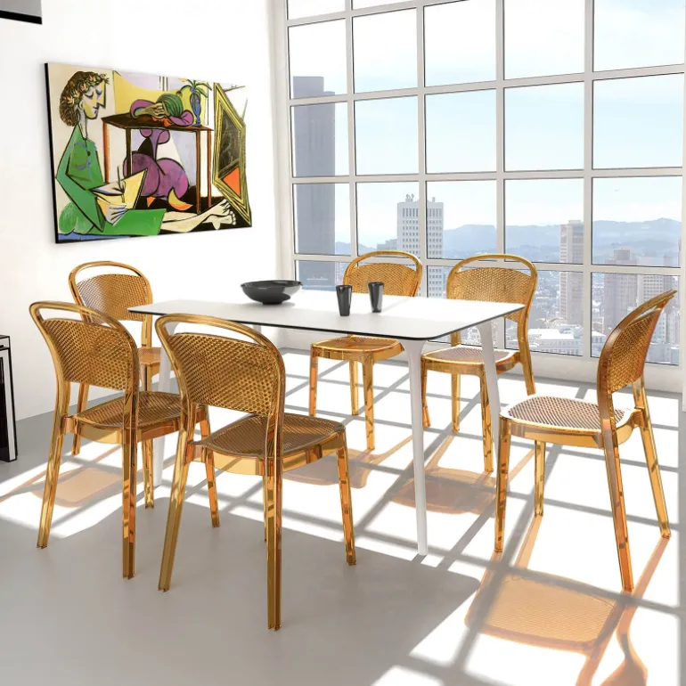 Bee Chaise moderne en polycarbonate