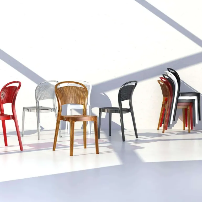 Bee Chaise moderne en polycarbonate