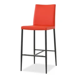 Beo Tabouret contemporain italien en cuir